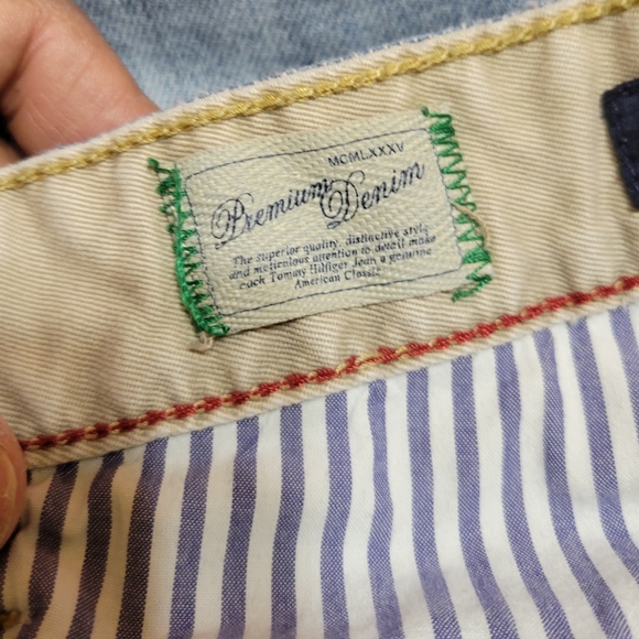 Vtg Tommy Hilfiger Distressed Straight Leg Men's 40 Jeans - Picture 6 of 7